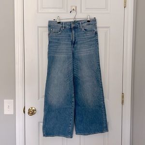 H&M High Waist Culottes Wide Jeans - Size 6